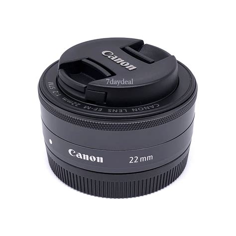 Canon EF M 22mm F2 STM Lens Black EFM 22 F 2 Shopee Singapore