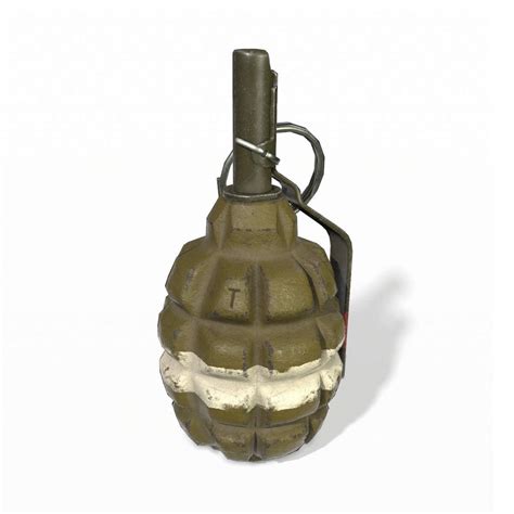 F1 Grenade - 3D Model by GunsNTanks