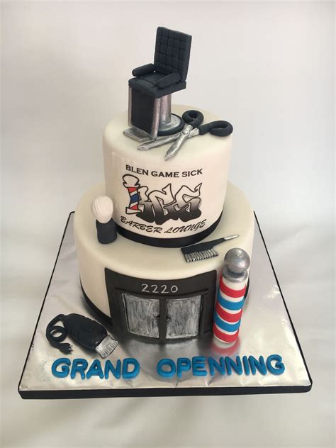 Barbershop Cake Hairdresser Cake Birthday Cakes For Men Cupcake Cakes