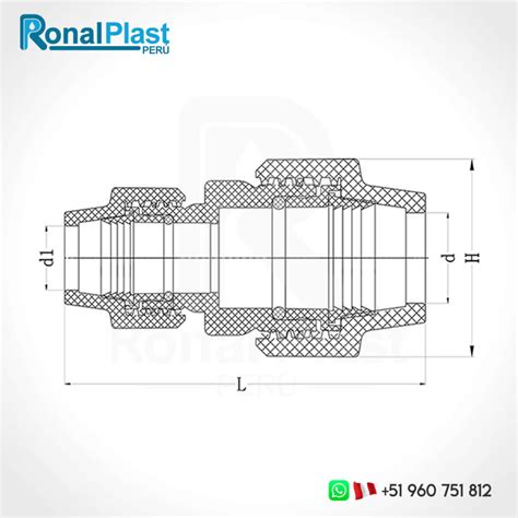 Codo Irriplast Para Mangueras Hdpe De Mm Pn Ronal Plast