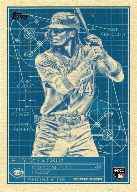 MLB 2024 Topps Series 1 Superstar Blueprint Insert Elly De La Cruz SB