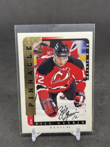 Bill Guerin 1996 97 Pinnacle Be A Player Auto No 29 Devils EBay