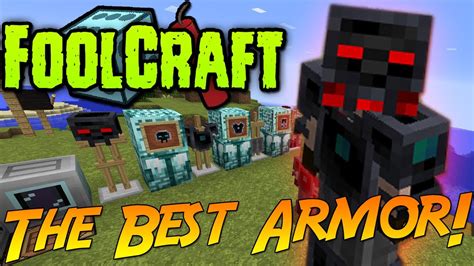 FoolCraft: The Best Armor! & How To Make It! [Avaritia Mod] - YouTube