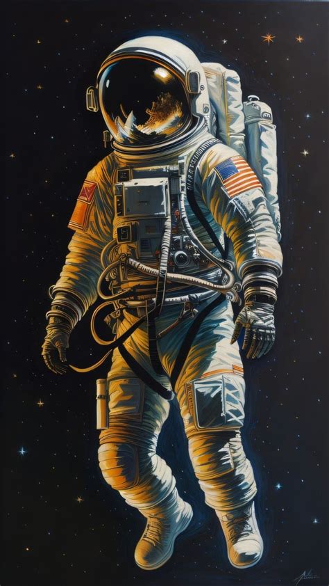 Pin By Artiioon On Art Collection Astronaut Art Illustration