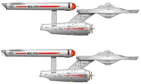 Uss Enterprise Pilot To Series Versions In Uss Enterprise