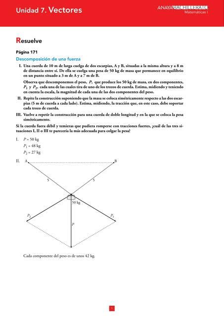 Vectores Bachillerato Leire Mu Iz Udocz