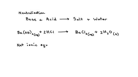 Solved Which Of The Following Is The Correct Net Ionic Equation For The Reaction That Occurs