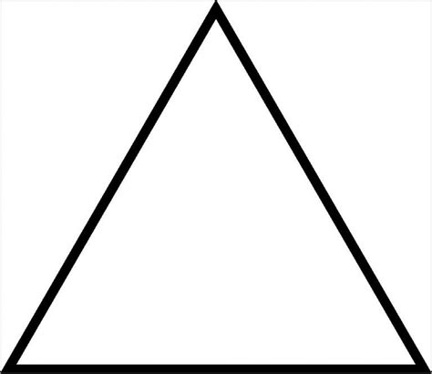 Triangle Coloring Page For Toddlers Coloringbay