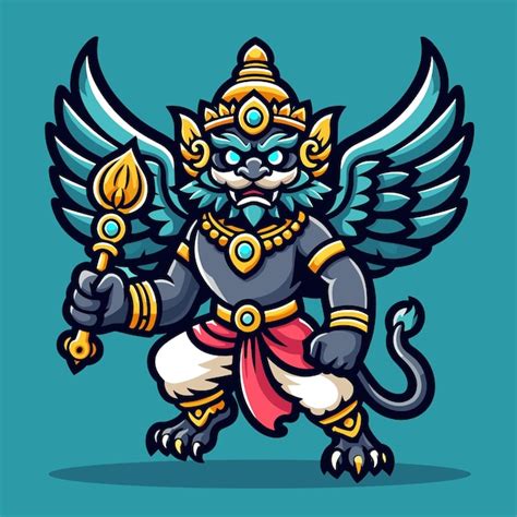 Premium Vector Garuda Mascot