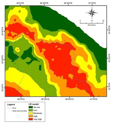 11 Flood Susceptibility Map Using Lr Model Download Scientific Diagram