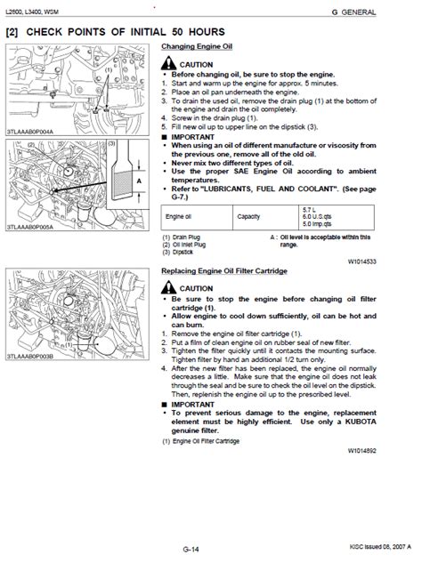 Kubota L2800, L3400 Tractor Workshop Service Manual