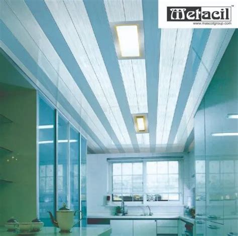 Metacil Color Coated Linear Ceiling Features Waterproof At Rs 100