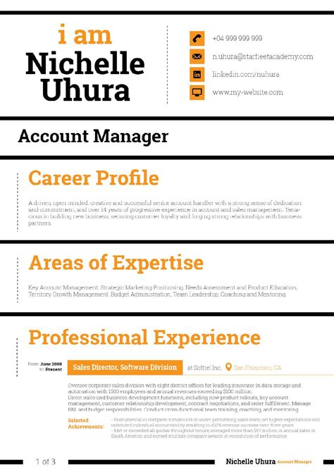 Dorado Sample Resume Template By Beautiful Resumes Issuu