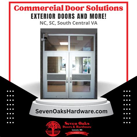 Commercial Exterior Door Solutions Seven Oaks Doors And Hardware