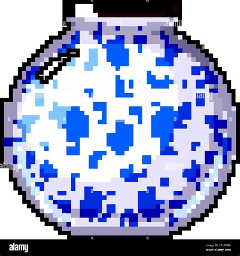 Clay Antique Vase Game Pixel Art Vector Illustration Stock Vector Image