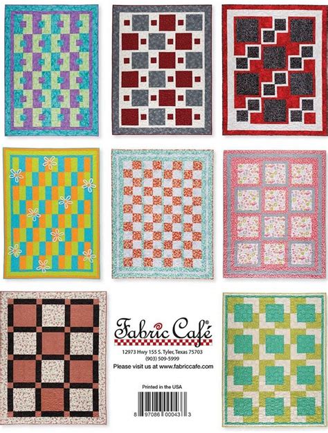 Easy Peasy Yard Quilts Booklet By Fabric Cafe Donna Robertson