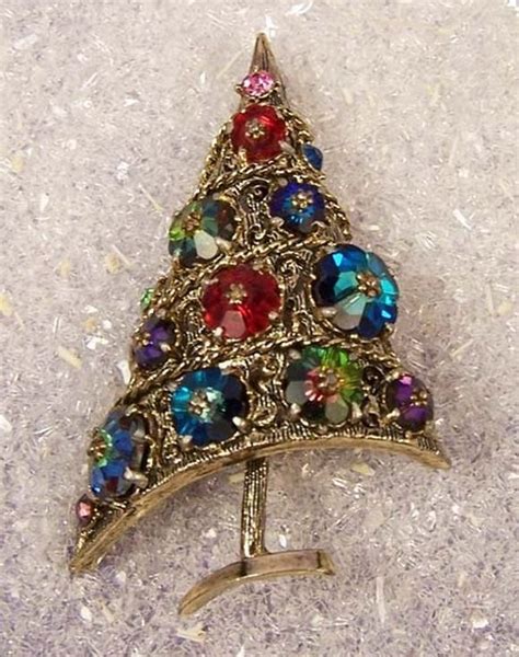 Christmas Tree Brooches