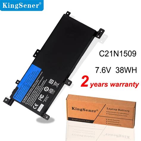 Kingsener 7 6v 38wh C21n1509 Laptop Battery For Asus X556u X556ua X556ub X556uf X556uj X556uq