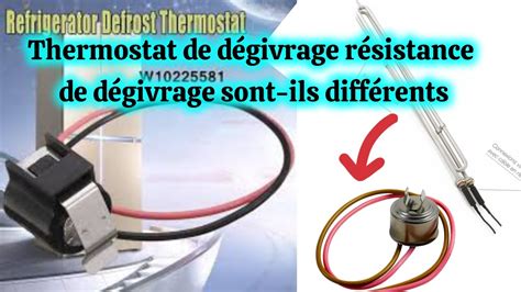 Quelle est la différence entre le thermostat de dégivrage la