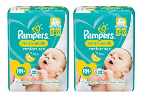 Pampers Confort Sec Recien Nacido X 40 Unidades Cuotas Sin Interés