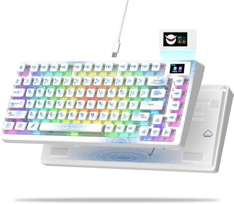 Womier S K80 75 Keyboard With Color OLED Display Mechanical Gaming Keyboard Hot Swappable