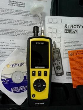 Pc Trotec Particle Counter Yo Instrument And Service