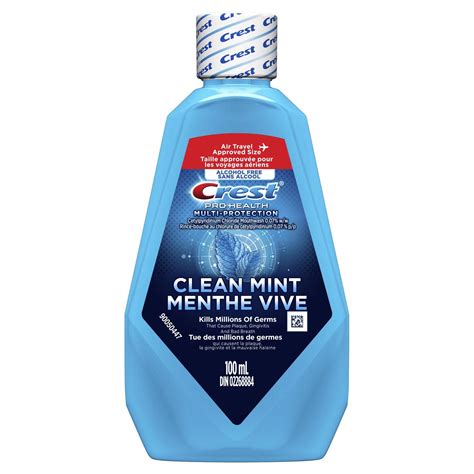 Crest Pro Health Multi-Protection Clean Mint CPC Mouthwash 100 mL - CTC ...