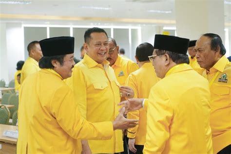 Bamsoet Ajak Wujudkan Pemilu Damai Di Rakernas Golkar