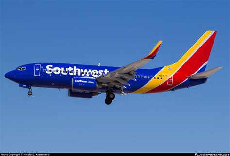 N7717D Southwest Airlines Boeing 737 76N WL Photo By Nicolas C