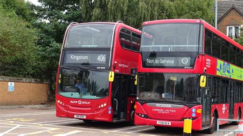 Windscreen View London United Ratp Group Route Epsom Kingston