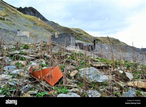 Welsh Mining Landscape Stock Photo Alamy