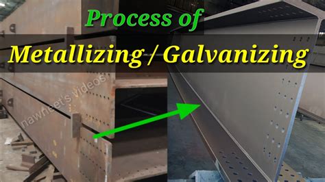 Metallizing Galvanizing Process For Steel Structures Hot Dip