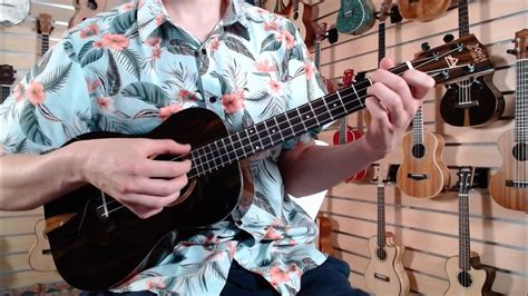 Bondi Sundance Ziricote Baritone Ukulele Sound Demo Youtube