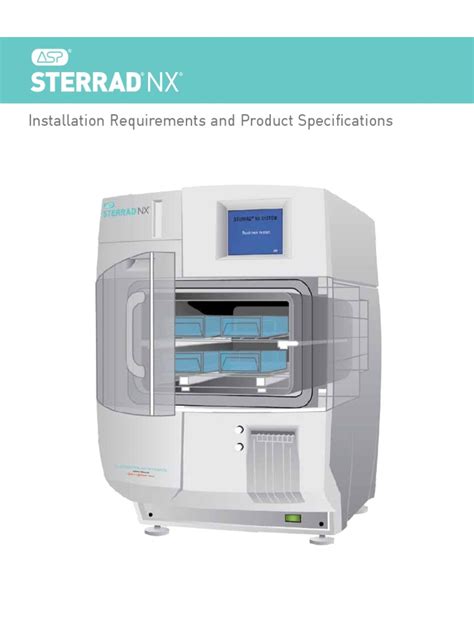 Ad 53417 01 Us Sterrad Nx Installation Specifications Pdf