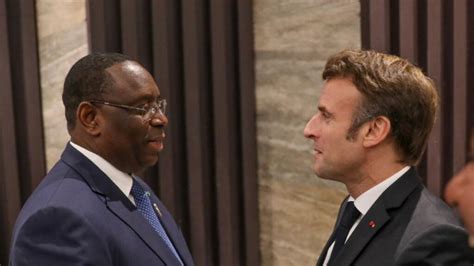 EMMANUEL MACRON SALUE L EXEMPLARITE DE MACKY SALL EN AFRIQUE SenePlus