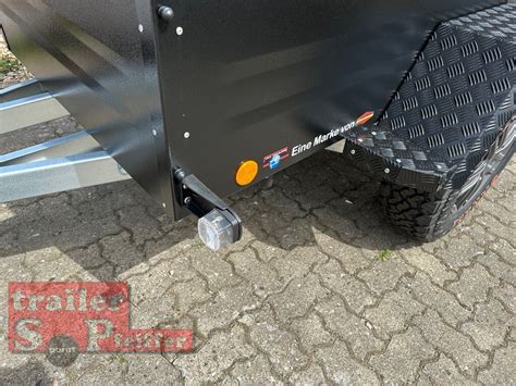 TPV KT EB2 Offroad PLUS SCHWARZ Koffer Deckel Anhänger mit verstärk