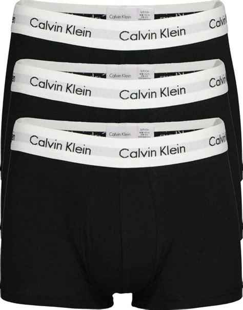 Calvin Klein 3 Pack Heren Boxershorts Zwart Maat XL Bol