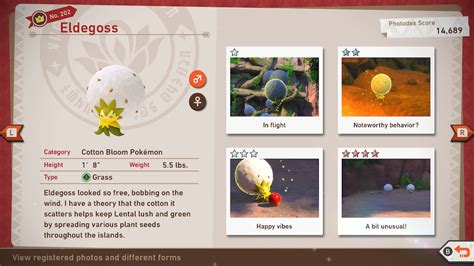 Eldegoss Photodex New Pokémon Snap Wiki Grindosaur