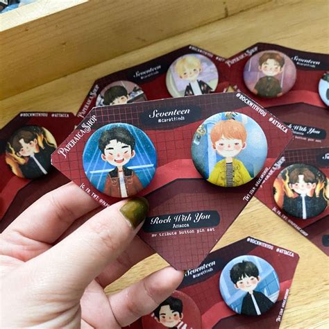 Seventeen Pins SVT Pins Seventeen Stickers Seventeen Button Pins