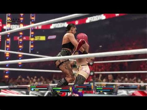 WWE 2K23 Universe Mode Raw Iyo Sky Rhea Ripley Vs Asuka Mia