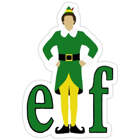 Buddy The Elf Stickers By Birchandbark Redbubble