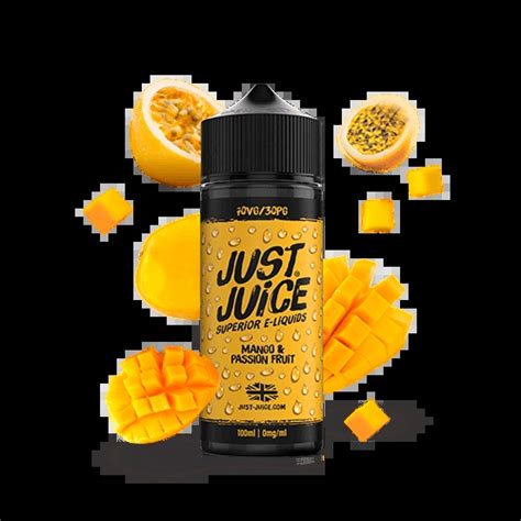 Just Juice Mango And Passion Fruit 100ml Vape It Vape Shop Tienda