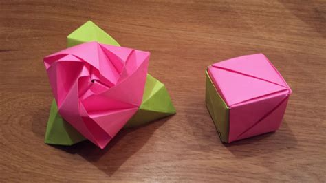 Compartilhar 109 Imagem Rosa De Origami Facil Br Thptnganamst Edu Vn