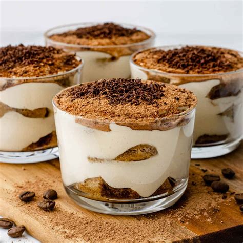 Individual Tiramisu Cups Recipe