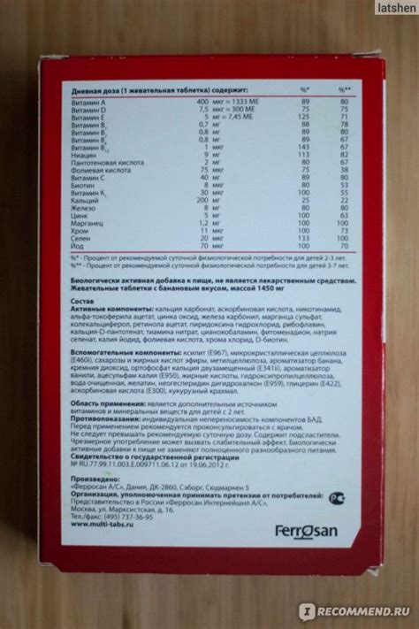 Витамины для детей Multi-tabs Малыш Кальций плюс от 2 до 7 лет ...