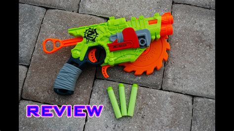 Review Nerf Zombie Strike Crosscut Unboxing Review And Firing Test