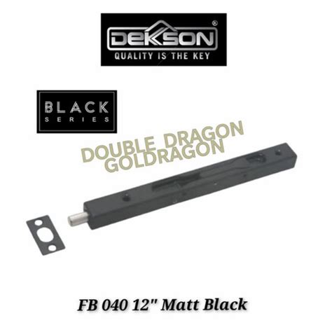 Jual Flush Bolt Dekkson Fb Matt Black Grendel Tanam Dekkson Fb