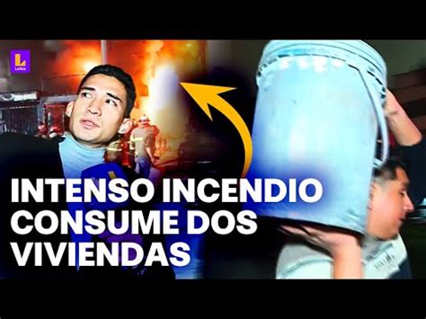 Video Incendio Deja Sin Nada A Dos Familias Ciudadanos Ayudan A