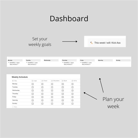 Notion Workout Templates