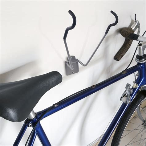 Stalwart 75-ST6016 Bike Rack Wall Hook, Wall Mount Flip-Up Bike Storage, Bicycle Holder / Hanger ...